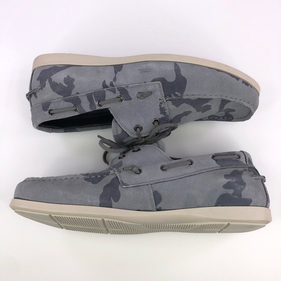 Steve Madden Gametyme Gray Camo Boat Shoes Size 13 main image 6